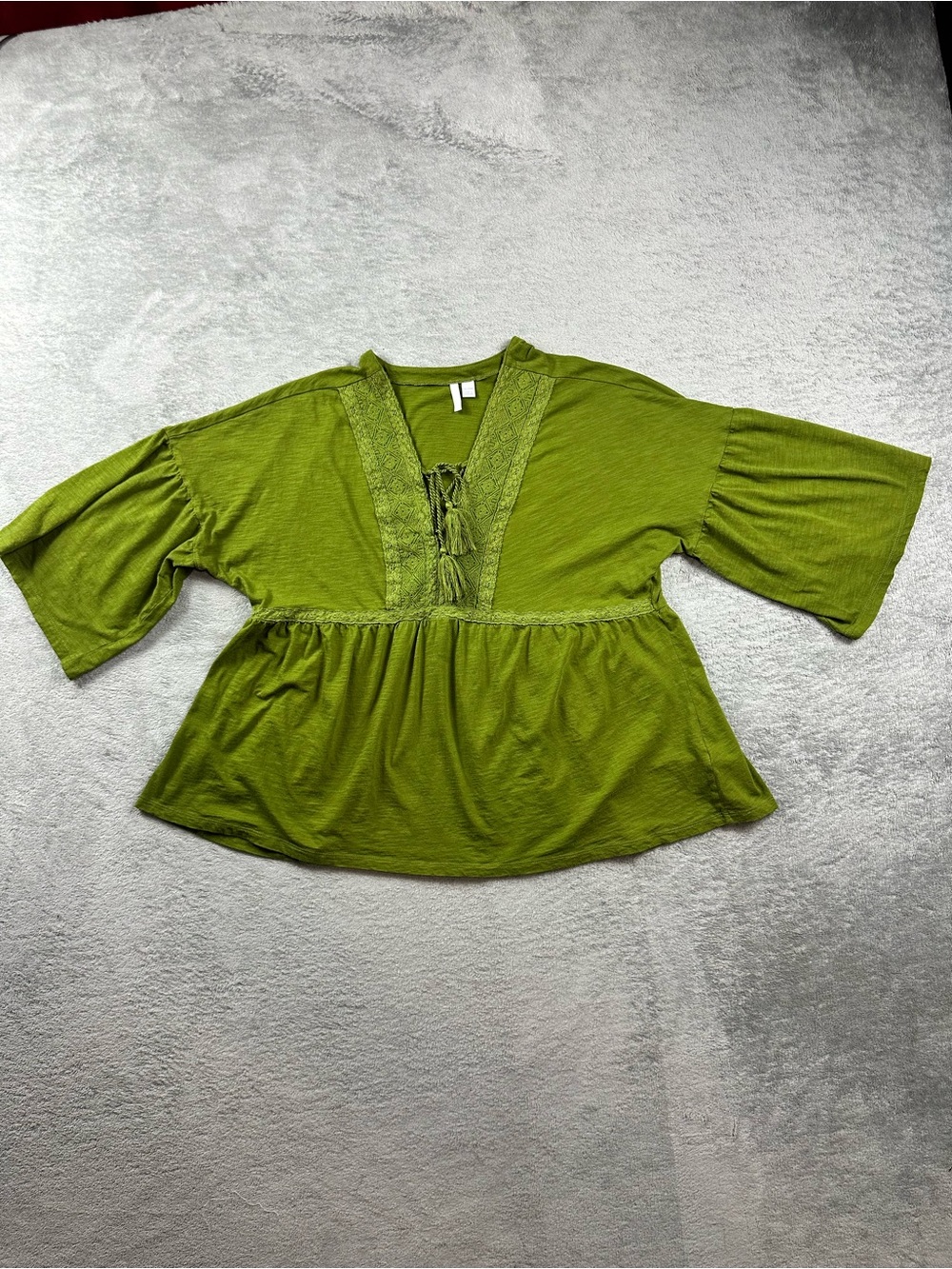 Cato Plus Size 18/20W Boho Peasant Top 🌿